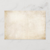 Gotisch Baby shower Black Raven Boeken voor Baby Informatiekaartje (Achterkant)