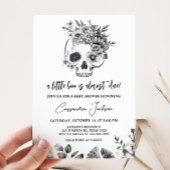 Gotisch Baby shower Kaart