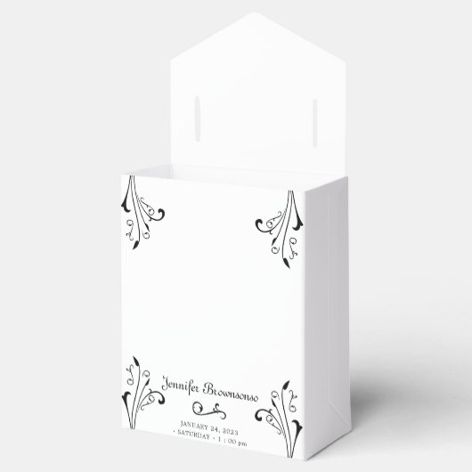 Gotisch Baby shower Themafeest Bedankdoosjes (Geopend)