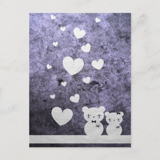 Gotisch beer liefde - Briefkaart (Voorkant)