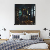 Gotisch binnenhuis canvas afdruk (Insitu (Slaapkamer))