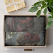 Gotisch Bloemendamesportret Decoupage Tissuepapier (Geschenk)