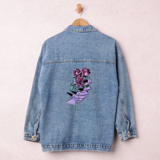 Gotisch boeket denim jas denim jacket (Hangar)