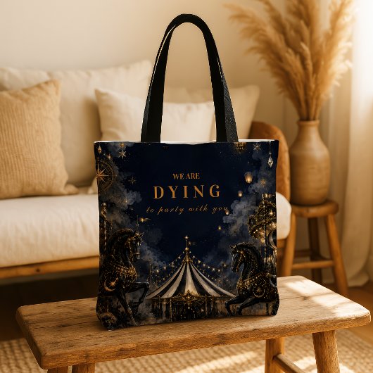 Gotisch Carnaval Halloween Feest Tote Bag