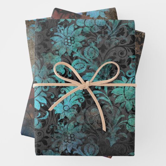 gotisch damast inpakpapier | elegant (In situ)