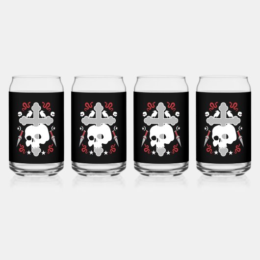 Gotisch Decoratief Blikvorm Glas (Voorkant)