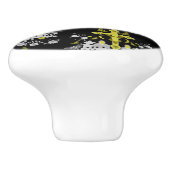 Gotisch Decoratief Keramische Knop (Zijkant)