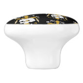 Gotisch Decoratief Keramische Knop (Zijkant)