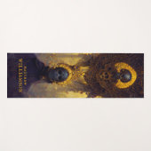 Gotisch donkere fantastische dood met Jouw naam Pl Yogamat (Voorkant (horizontaal))