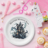 Gotisch Gala: Haunted Mansion Bash Papieren Bordje (Feest)