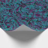 Gotisch geïnspireerde moderne, vloeiende kunst cadeaupapier (Hoek)