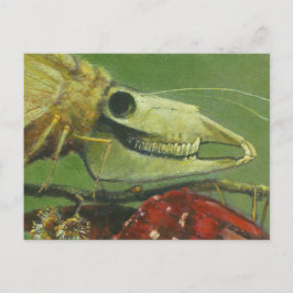 Gotisch gemuteerd Moth-Briefkaart Briefkaart