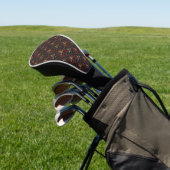 Gotisch Gesneden Houtwerk Patroon (2) Golfheadcover (Insitu)