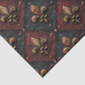 Gotisch Gesneden Houtwerk Patroon (2) Tissuepapier (Detail)