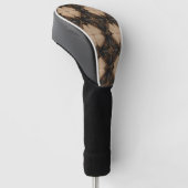 Gotisch Gesneden Houtwerk Patroon (4) Golfheadcover (Schuin)