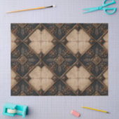 Gotisch Gesneden Houtwerk Patroon (4) Tissuepapier (Craft)