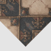 Gotisch Gesneden Houtwerk Patroon (4) Tissuepapier (Detail)