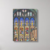 Gotisch Glas in lood Raamprint Canvas Afdruk (Voorkant)