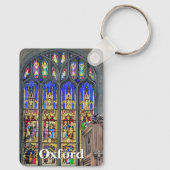 Gotisch Glas in lood Raamprint Sleutelhanger (Achterkant)