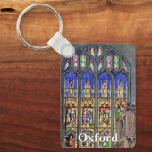 Gotisch Glas in lood Raamprint Sleutelhanger (Voorkant)