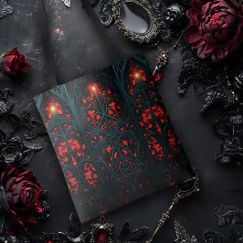 Gotisch Glazen in lood raam Tote Bag