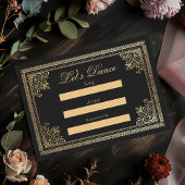  Gotisch Goud Victoriaans Trouwlied Aanvraag Informatiekaartje