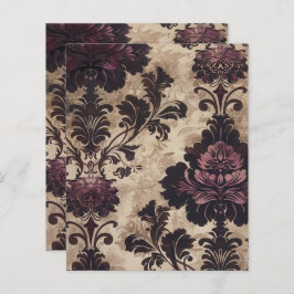  Gotisch Grunge Bloemen Scrapbook Papier