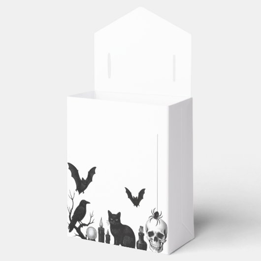  Gotisch Halloween Feest Bedankdoosjes (Geopend)