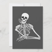 Gotisch Halloween Feest Kaart (Achterkant)