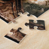 Gotisch Halloween gevleugeld skelet Legpuzzel (Zijkant)