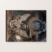 Gotisch Halloween gevleugeld skelet Legpuzzel (Horizontaal)