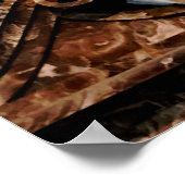 Gotisch Halloween gevleugeld skelet Poster (Hoek)