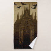 Gotisch/Halloween/herfst/pompoen Badhanddoek (Badhanddoek)