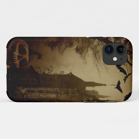 Gotisch/Halloween/herfst/pompoen Case-Mate iPhone Case (Achterkant (horizontaal))