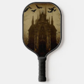 Gotisch/Halloween/herfst/pompoen Pickleball Paddle (Voorkant)