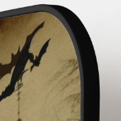 Gotisch/Halloween/herfst/pompoen Pickleball Paddle (Links Detail)