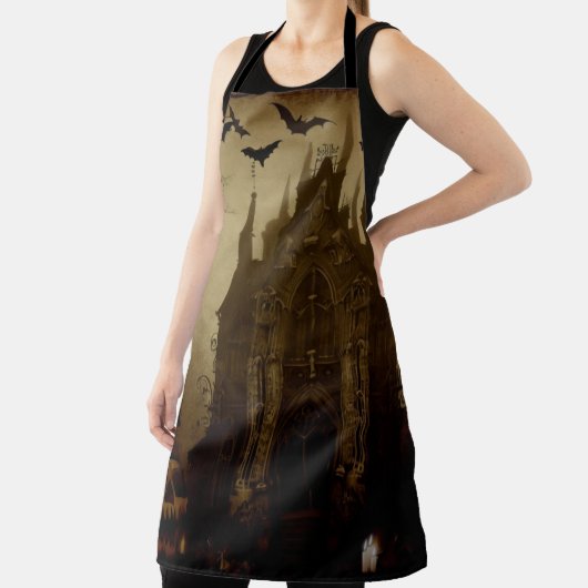 Gotisch/Halloween/herfst/pompoen Schort (Insitu)