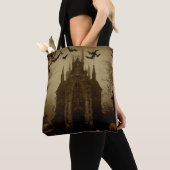 Gotisch/Halloween/herfst/pompoen Tote Bag (Dichtbij)
