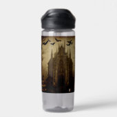 Gotisch/Halloween/herfst/pompoen Waterfles (Achterkant)