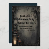 Gotisch, Halloween Kostuum Feest Kaart (Voorkant / Achterkant)