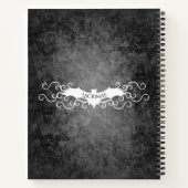 Gotisch Halloween recept Notitieboek (Achterkant)