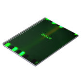 Gotisch Harlekijn groen notitieboek (Linkerzijde)