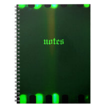 Gotisch Harlekijn groen notitieboek