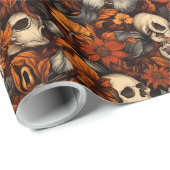 Gotisch herfstinpakpapier cadeaupapier (Rol Hoek)