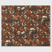 Gotisch herfstinpakpapier cadeaupapier (Vlak)