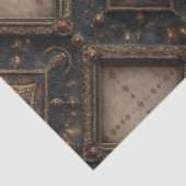 Gotisch houtsnijwerkpatroon (1) tissuepapier (Detail)