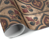 Gotisch houtsnijwerkpatroon (3) cadeaupapier (Rol Hoek)