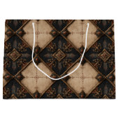 Gotisch houtsnijwerkpatroon (4) groot cadeauzakje (Voorkant)