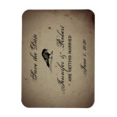  Gotisch Huis Save the Date Magneet (Verticaal)