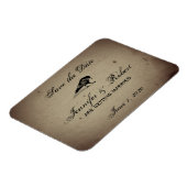  Gotisch Huis Save the Date Magneet (Linkerzijde)